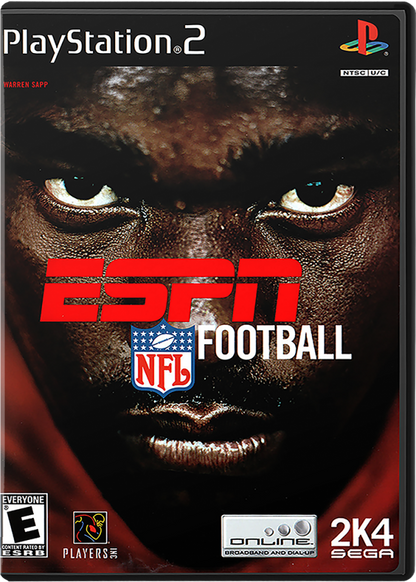 ESPN NFL Football cover art for PlayStation 2 (PS2) American football sports simulation video game