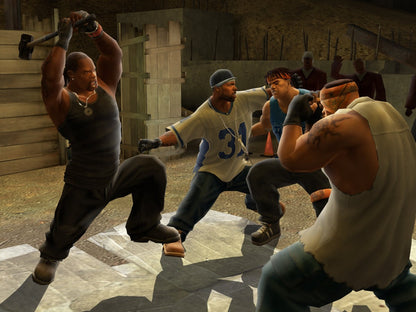 Def Jam: Fight for NY Greatest Hits edition for PlayStation 2 hip hop fighting game featuring rap artists street brawling wrestling martial arts moves story mode multiplayer battles gameplay