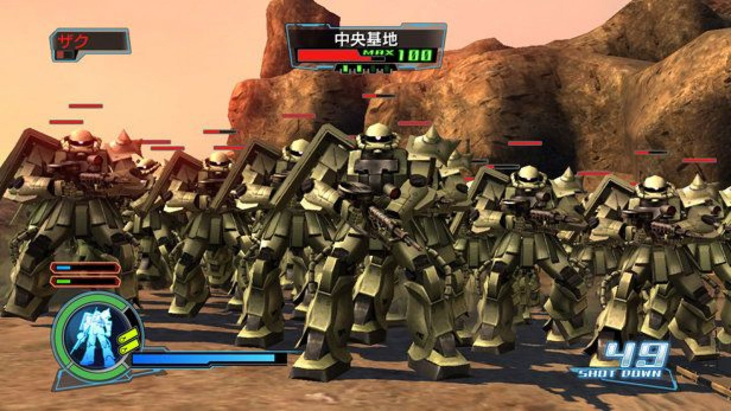 Dynasty Warriors: Gundam [Japanese Import] gameplay for PlayStation 2 (PS2) mecha action hack-and-slash video game