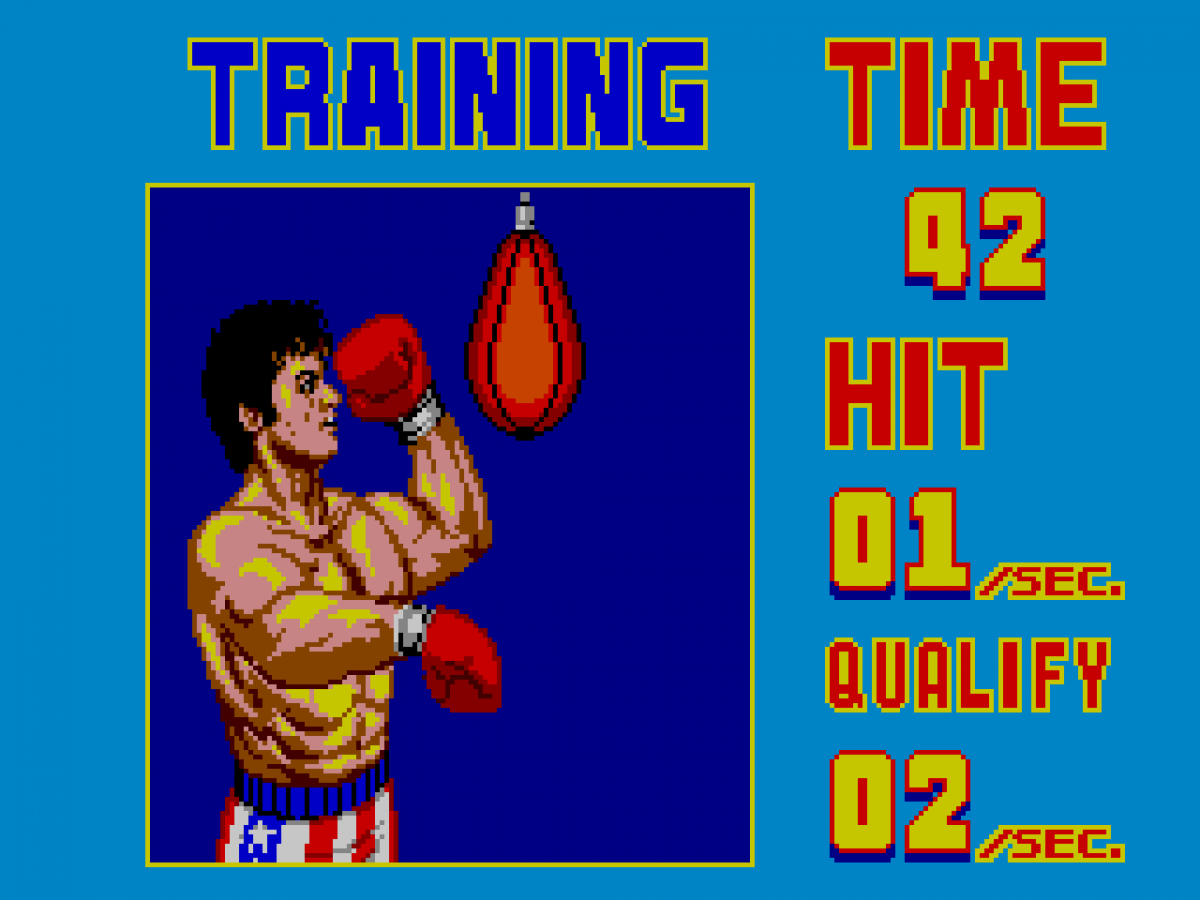 Rocky – Sega Master System (SMS) gameplay for boxing video game