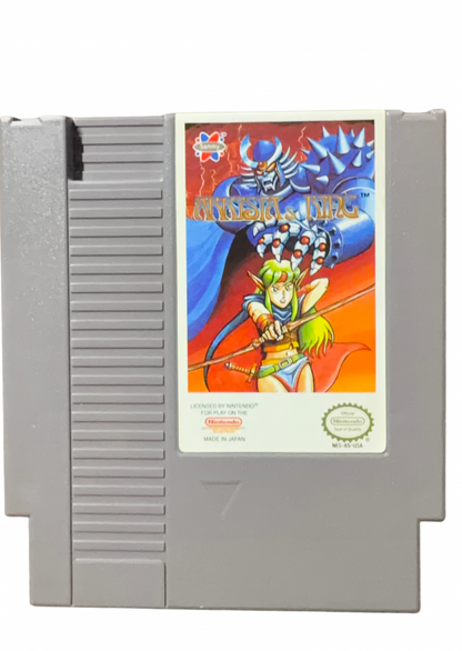 Arkista's Ring Nintendo NES video game cartridge classic 8 bit action adventure game for retro gaming collectors Nintendo fans vintage video game enthusiasts NES game collection classic video games and retro gaming fans front cartridge