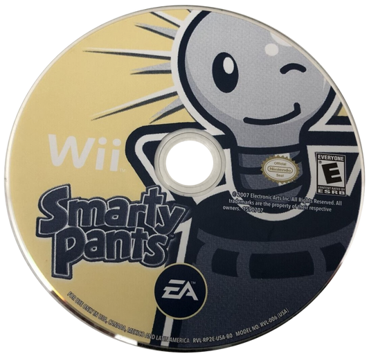Smarty Pants – Nintendo Wii (Wii) trivia quiz party video game disc