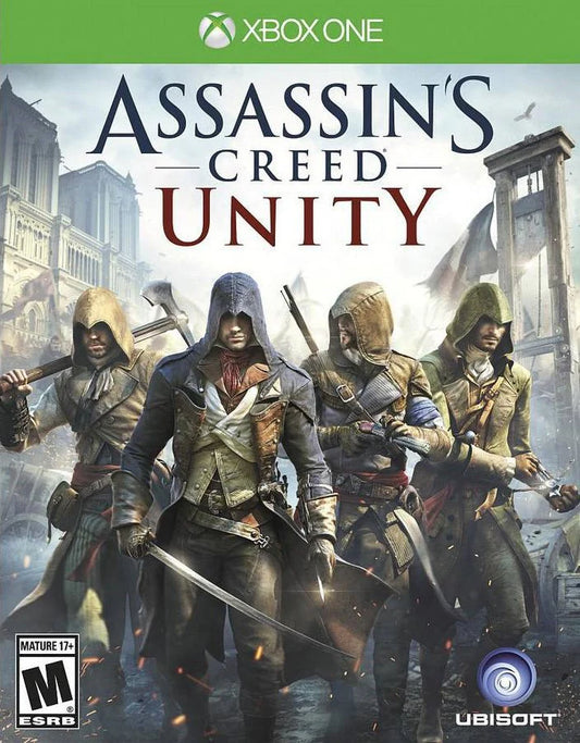 Assassin's Creed: Unity cover art for Xbox One (XONE) video game