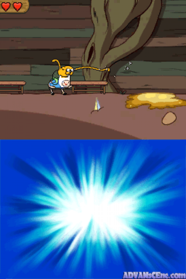 Adventure Time: Hey Ice King! Why'd You Steal Our Garbage?!! gameplay for Nintendo DS (DS) action adventure RPG video game