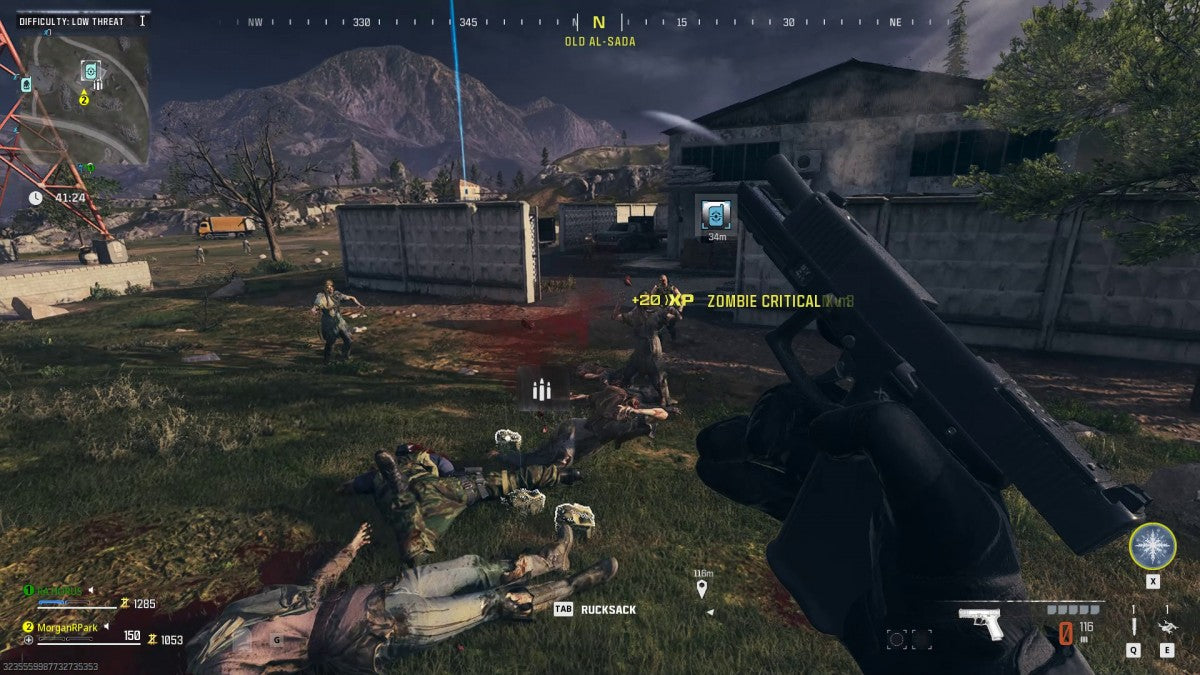 Call of Duty Modern Warfare III PlayStation 4 game featuring intense first-person shooter action and cinematic multiplayer combat zombies gameplay screenshot