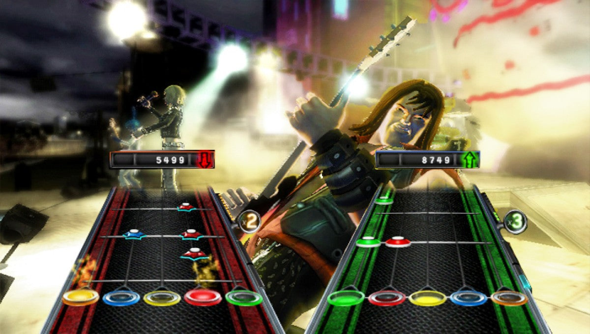Guitar Hero 5 gameplay for PlayStation 3 (PS3) video game