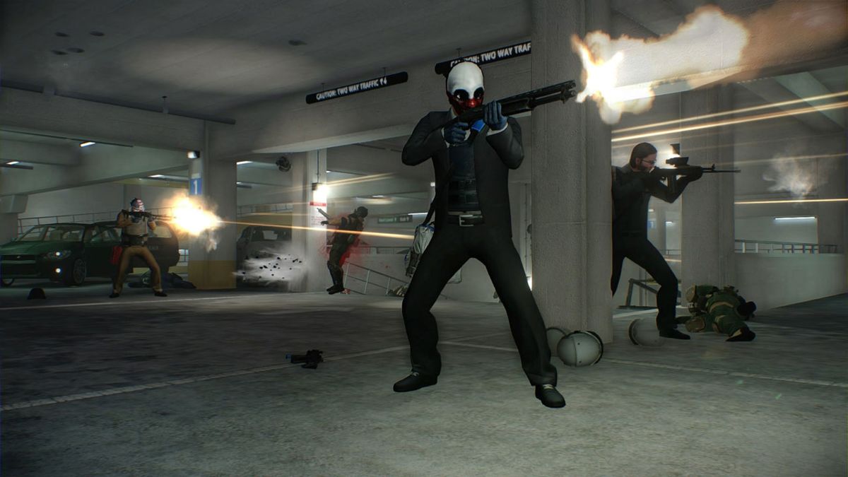 Payday 2: Crimewave – PlayStation 4 (PS4) video game gameplay, cooperative first-person shooter