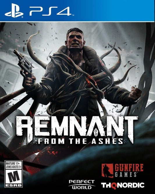 Remnant: From The Ashes – PlayStation 4 (PS4) video game cover image, third-person action shooter with cooperative elements