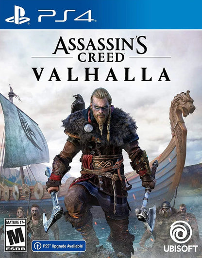 Assassin's Creed: Valhalla cover art for PlayStation 4 (PS4) video game