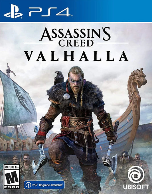 Assassin's Creed: Valhalla cover art for PlayStation 4 (PS4) video game