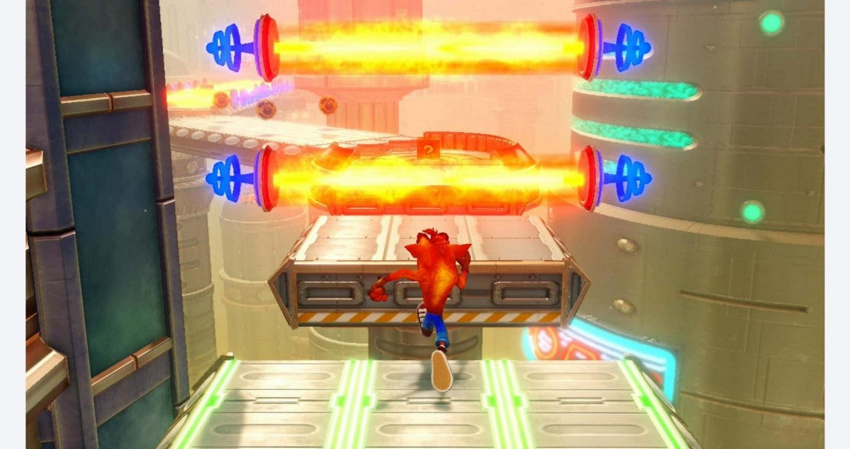 Crash Bandicoot N Sane Trilogy gameplay image for Nintendo Switch (NS) video game