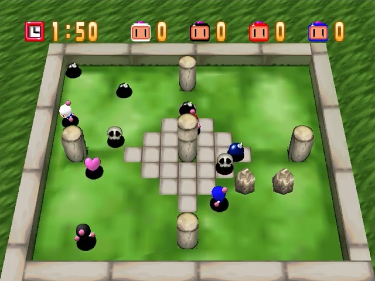 Bomberman 64 gameplay for Nintendo 64 (N64) video game