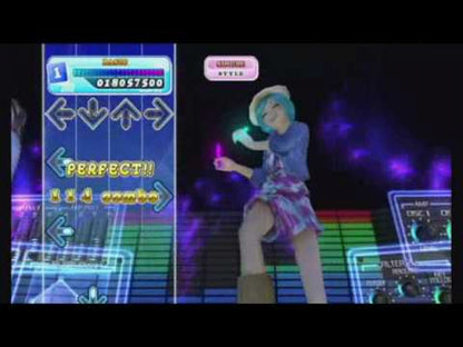 Dance Dance Revolution gameplay art for Nintendo Wii (Wii) video game