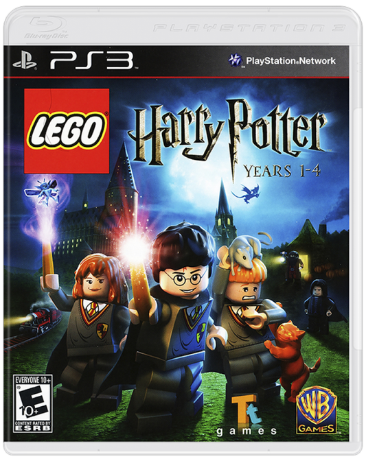 LEGO Harry Potter: Years 1-4 cover art for PlayStation 3 (PS3) video game