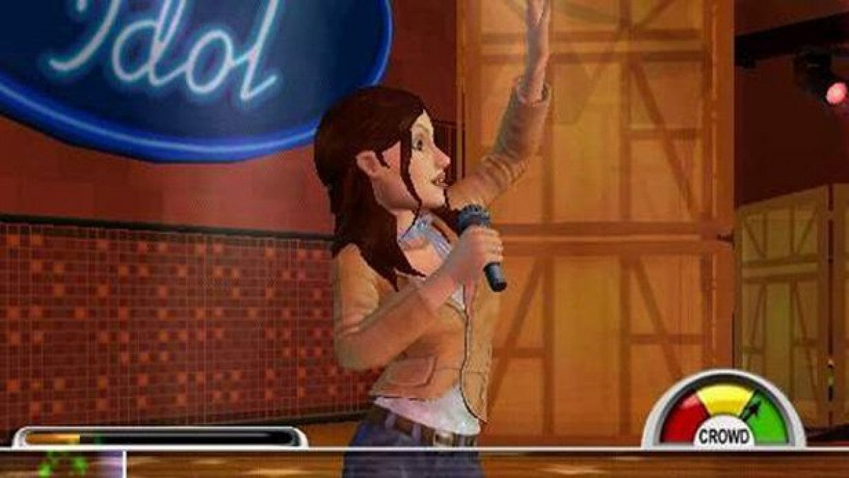 Karaoke Revolution Presents American Idol gameplay for Playstation 2 (PS2) video game