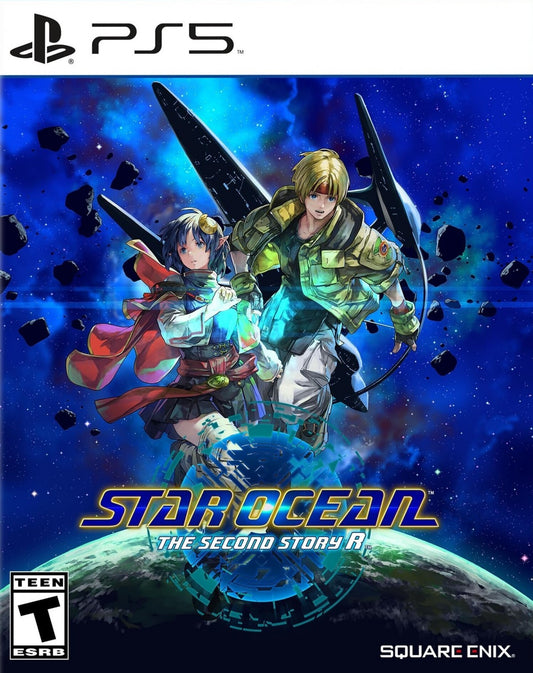 Star Ocean The Second Story R PS5 game featuring remastered HD-2D visuals, real-time action RPG combat, and a classic sci-fi fantasy adventure on PlayStation 5 cover art
