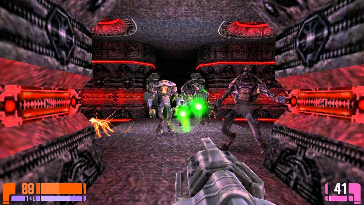 Star Trek Voyager Elite Force PlayStation 2 PS2 retro video game first person shooter gameplay