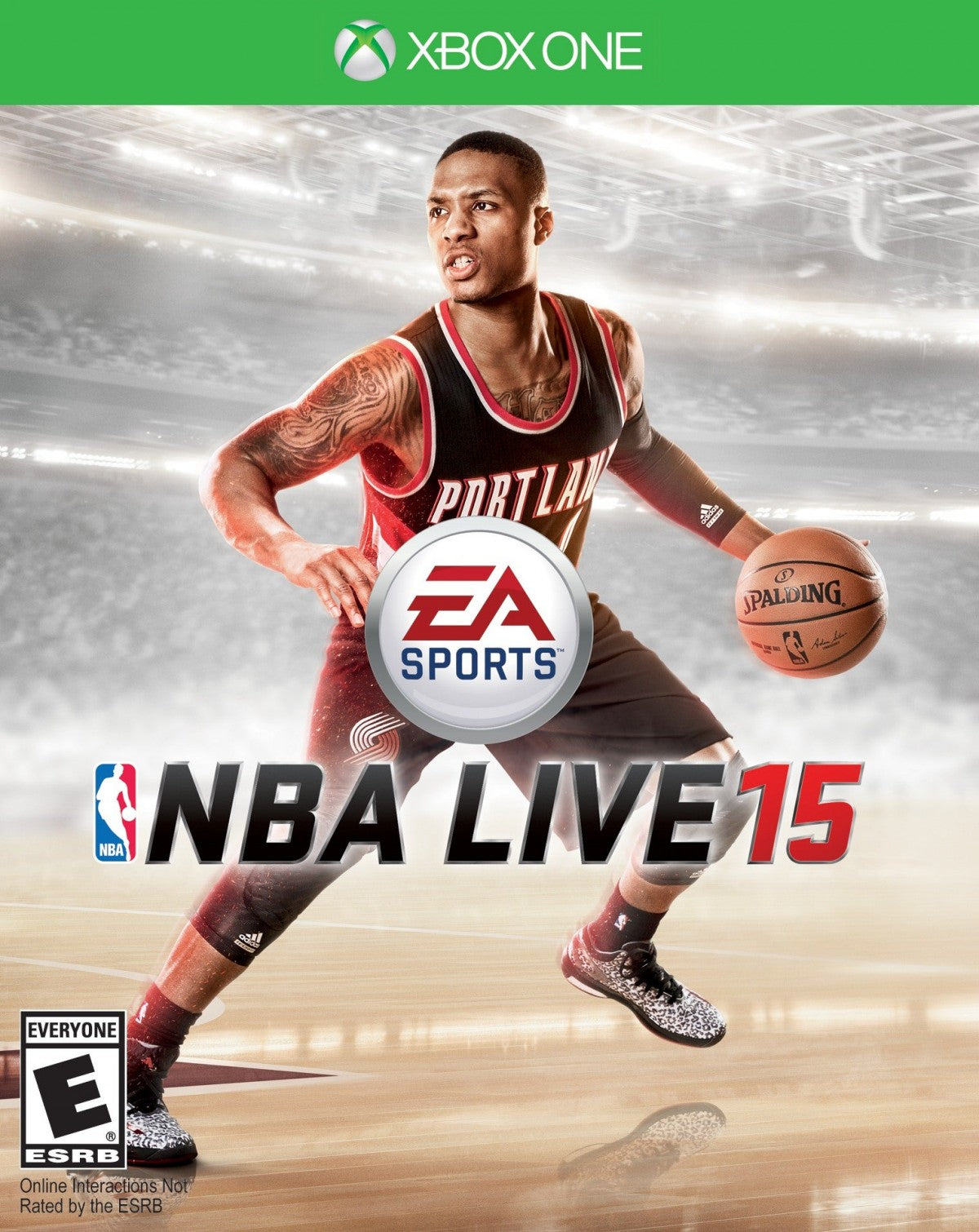 NBA Live 15 cover art for Xbox One (XONE) sports basketball video game