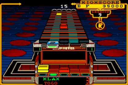 Marble Madness Klax retro Game Boy Advance video game Marble Madness puzzle action arcade gameplay Klax tile matching classic handheld console title Game Boy Advance release gameplay