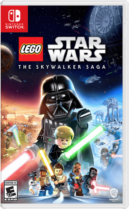 LEGO Star Wars The Skywalker Saga cover art for Nintendo Switch action adventure game