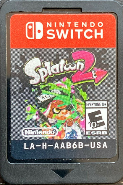 Splatoon 2 Starter Pack Nintendo Switch game featuring colorful ink-shooter action and bonus starter content cartridge