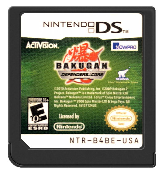 Bakugan: Defenders of the Core [CIB] cartridge for Nintendo DS (DS) anime action adventure video game