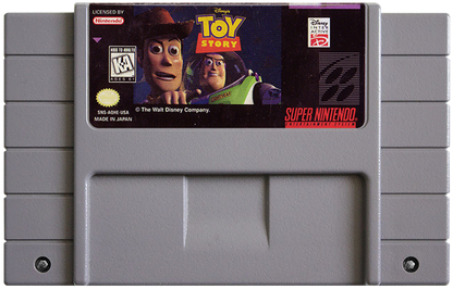 Toy Story cartridge for Super Nintendo Entertainment System (SNES) retro video game