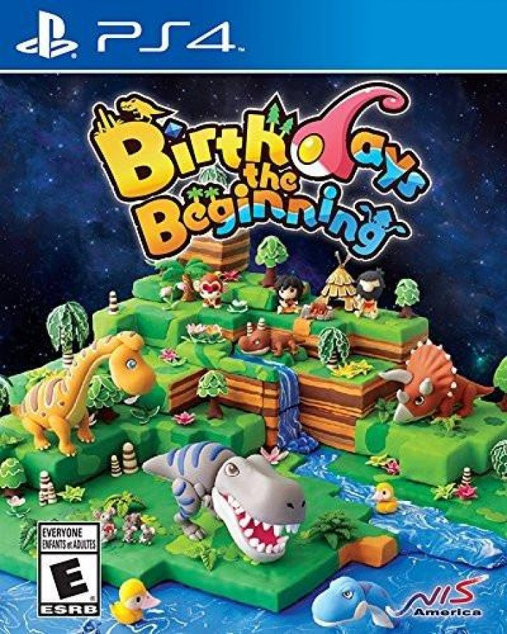 Birthdays the Beginning cover art for PlayStation 4 video game. 
