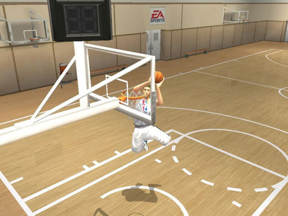 NBA Live 2004 GameCube game featuring realistic basketball gameplay and authentic NBA simulation on Nintendo GameCube gameplay screenshot