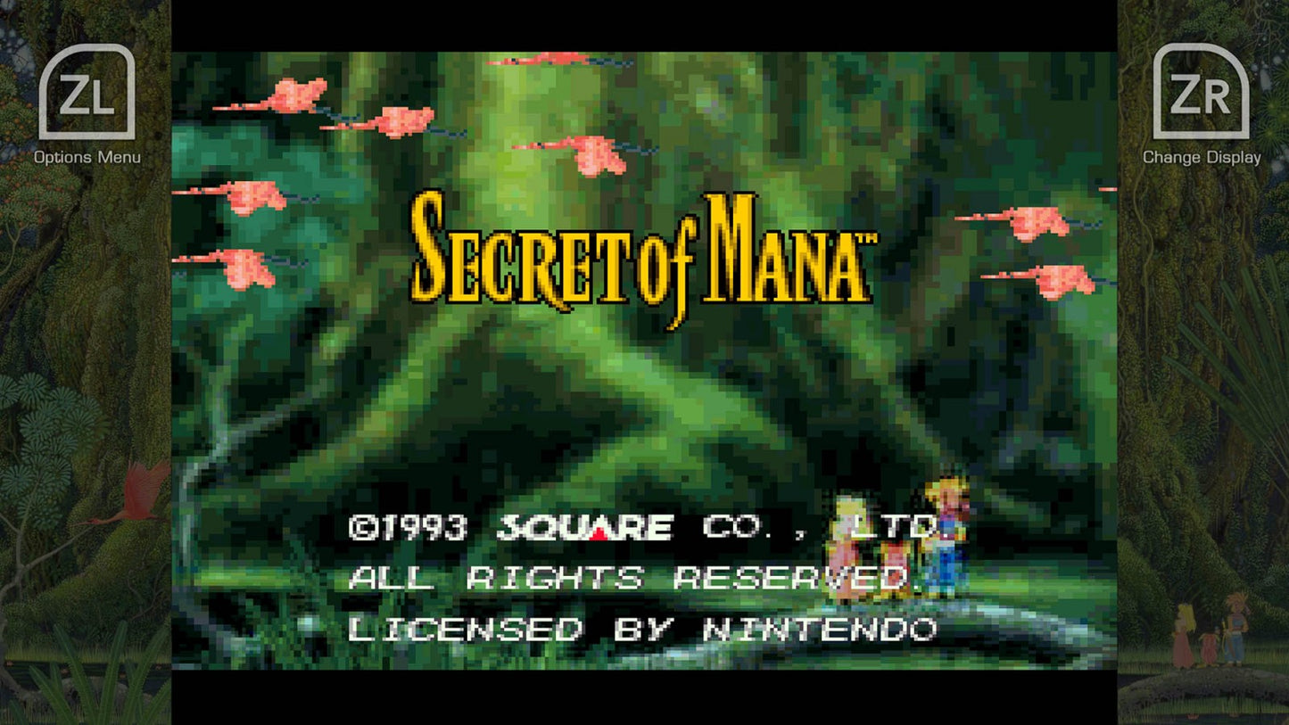 Collection of Mana Nintendo Switch game featuring classic action RPG adventures, real-time combat, and beloved remastered Mana series titles gameplay