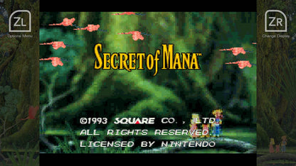 Collection of Mana Nintendo Switch game featuring classic action RPG adventures, real-time combat, and beloved remastered Mana series titles gameplay