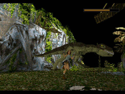 Tomb Raider gameplay for PlayStation 1 PS1 video game, action adventure, exploration and puzzle solving, classic Lara Croft debut title