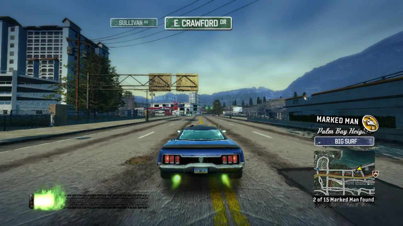 Burnout Paradise Xbox 360 video game featuring open world arcade racing gameplay high speed crashes online multiplayer modes Paradise City exploration and Criterion Games high intensity driving action gameplay