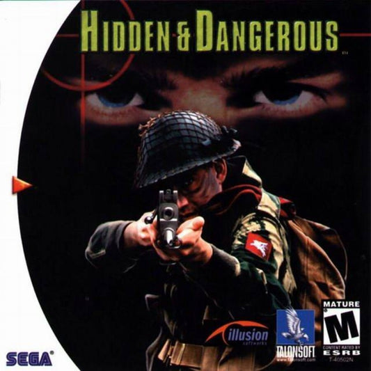 Hidden and Dangerous cover art for Sega Dreamcast (DC) video game