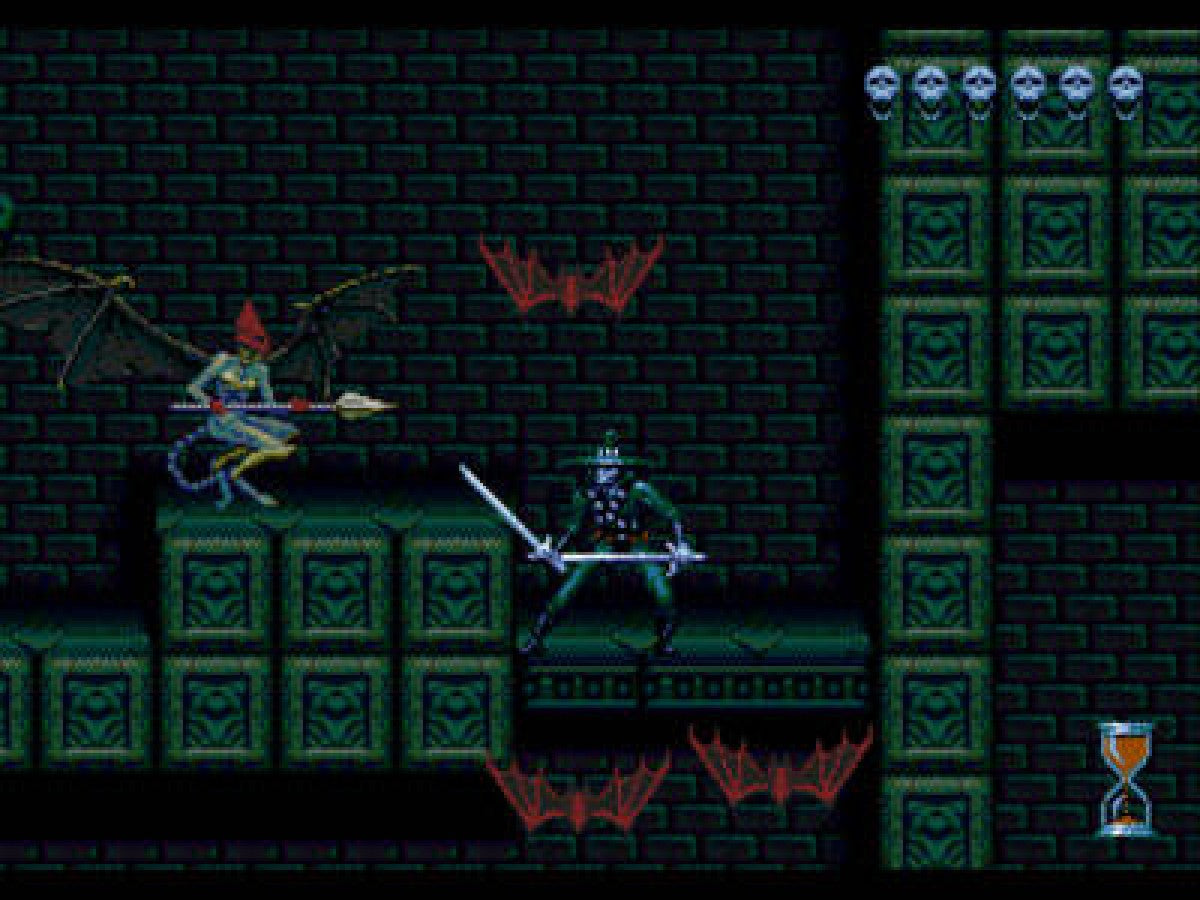 Chakan for Sega Genesis with dark fantasy action-platformer theme gameplay