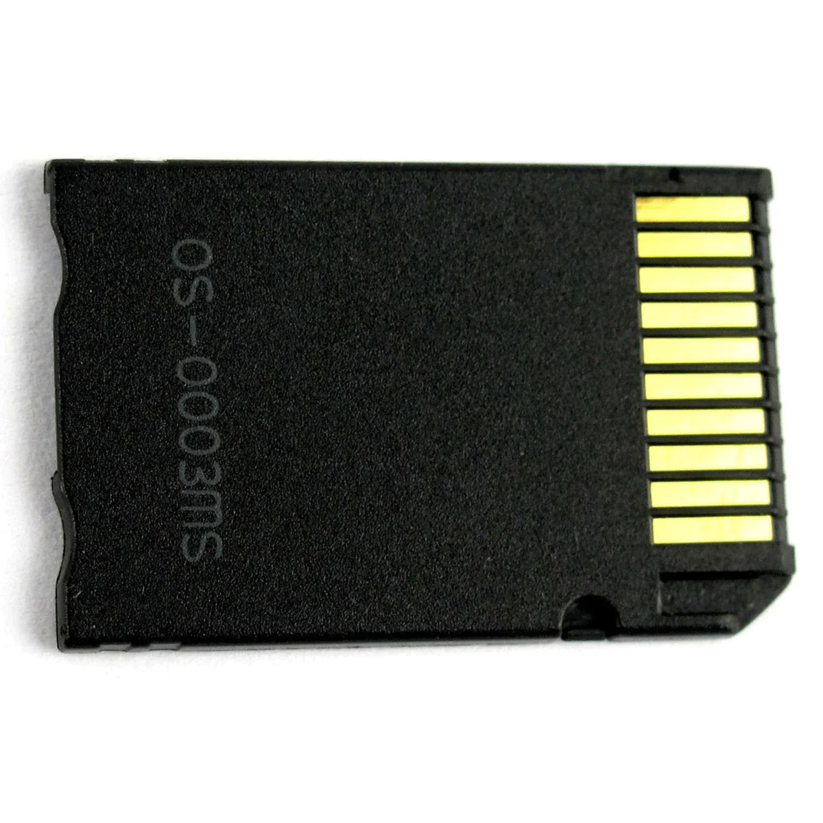 Memory Stick DS to Pro Duo Adapter PSP Accessory memory card adapter storage expansion accessory compatible with Sony PlayStation Portable PSP system Pro Duo memory card support portable gaming hardware retro video game accessory PSP