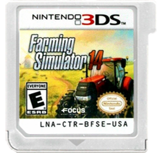 Farming Simulator 14 cartridge for Nintendo 3DS (3DS) farming simulation video game