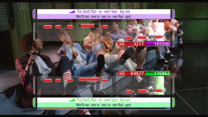 Disney Sing It: High School Musical 3: Senior Year gameplay for PlayStation 2 (PS2) karaoke music rhythm video game based on High School Musical 3: Senior Year