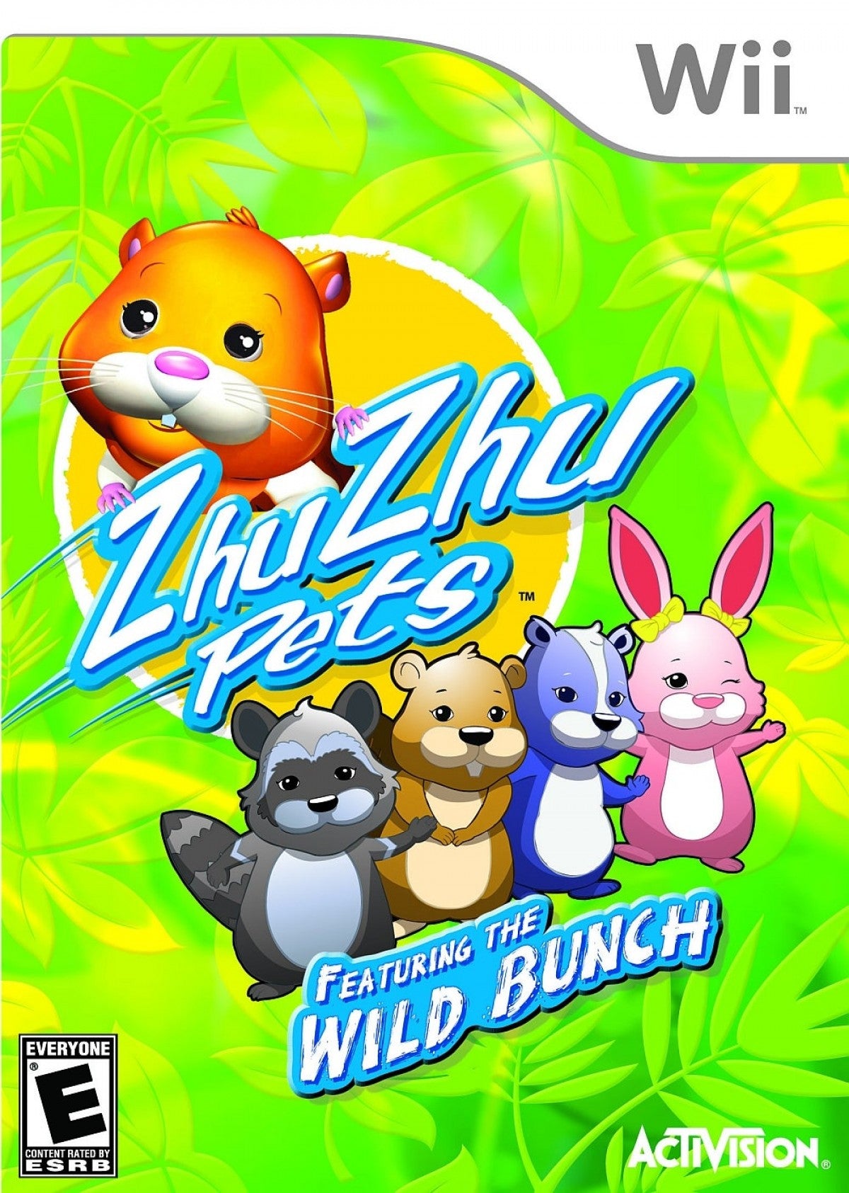 Zhu Zhu Pets Featuring the Wild Bunch Nintendo Wii for family friendly simulation adventure video game fans featuring adorable hamster characters pet care activities colorful environments mini games exploration racing challenges motion controls and fun animal themed gameplay collectible gaming appeal cover art