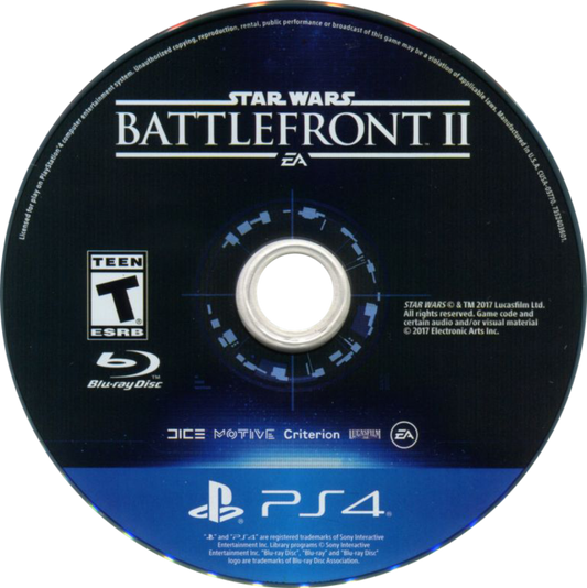 Star Wars Battlefront II Elite Trooper Deluxe Edition PS4 game featuring large-scale multiplayer battles, iconic Star Wars heroes, and exclusive deluxe edition bonus content disc