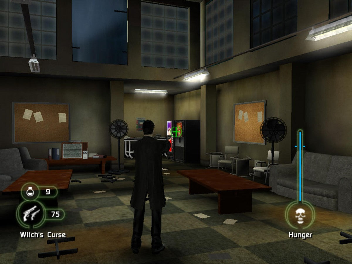 Constantine for PlayStation 2 with dark action-adventure and supernatural thriller theme gameplay