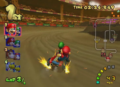 Mario Kart: Double Dash!! gameplay for GameCube (GC) kart racing video game