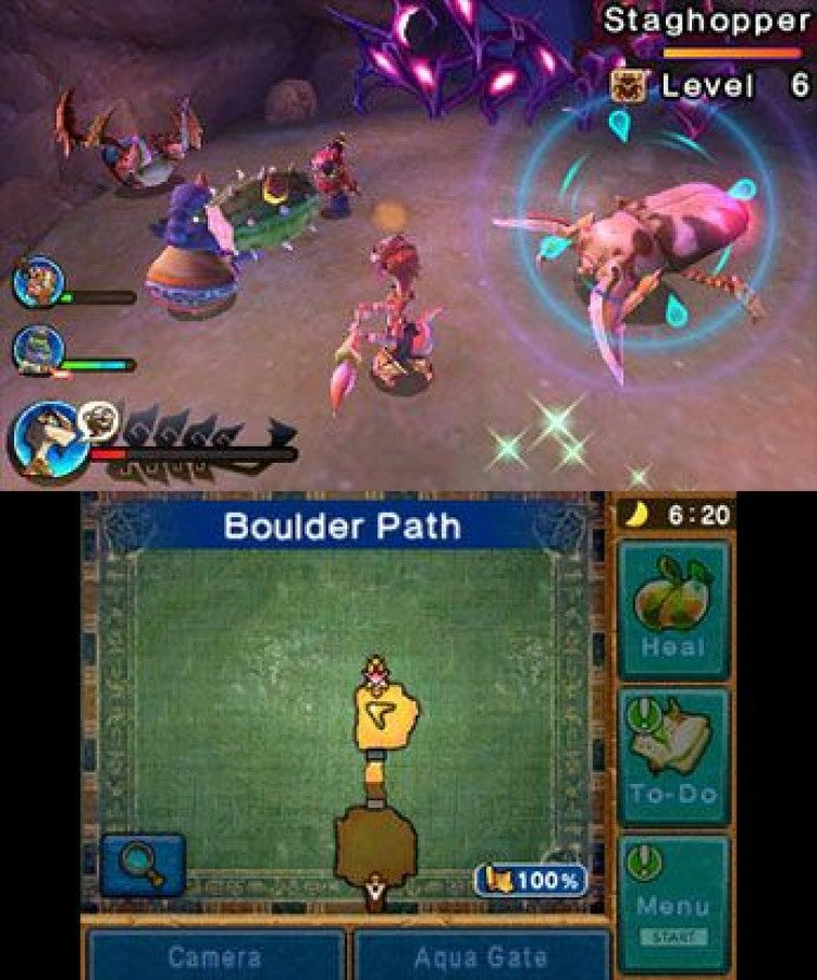 Ever Oasis gameplay for Nintendo 3DS (3DS) action role-playing video game