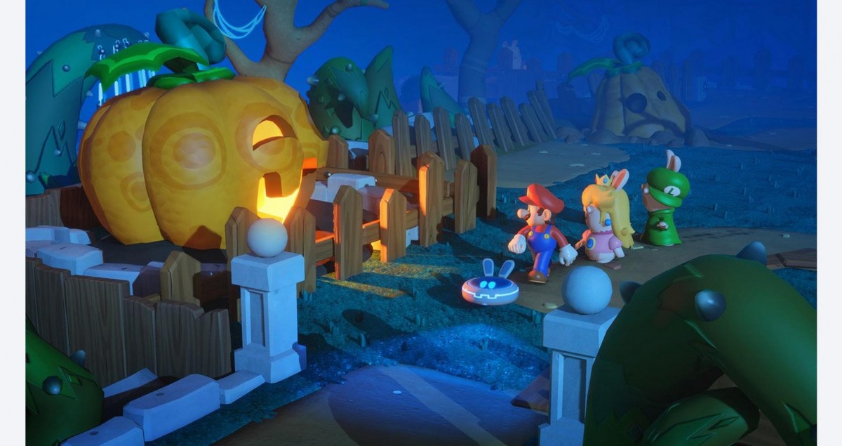 Mario and Rabbids Kingdom Battle gameplay image for Nintendo Switch (NS) video game