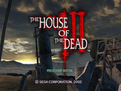 The House of the Dead 3 for Xbox arcade style rail shooter video game featuring fast paced zombie action cooperative gameplay light gun inspired mechanics and classic Sega horror shooter experience gameplay