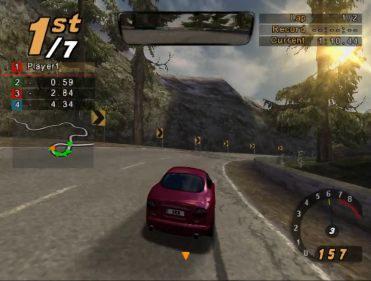 Need for Speed Hot Pursuit 2 PlayStation 2 PS2 for arcade racing video game fans featuring high speed exotic cars police pursuits intense chases customizable vehicles challenging race events shortcuts and scenic tracks police roadblocks and classic EA racing gameplay collectible gaming appeal gameplay
