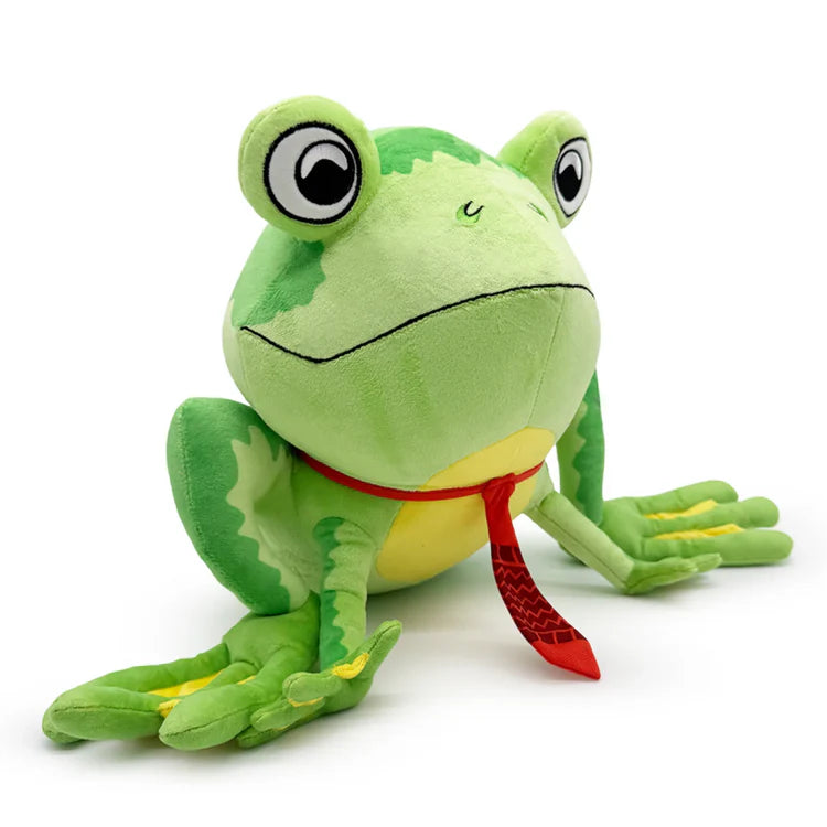 Frogger 9-inch plush toy from the Frogger series by Konami side