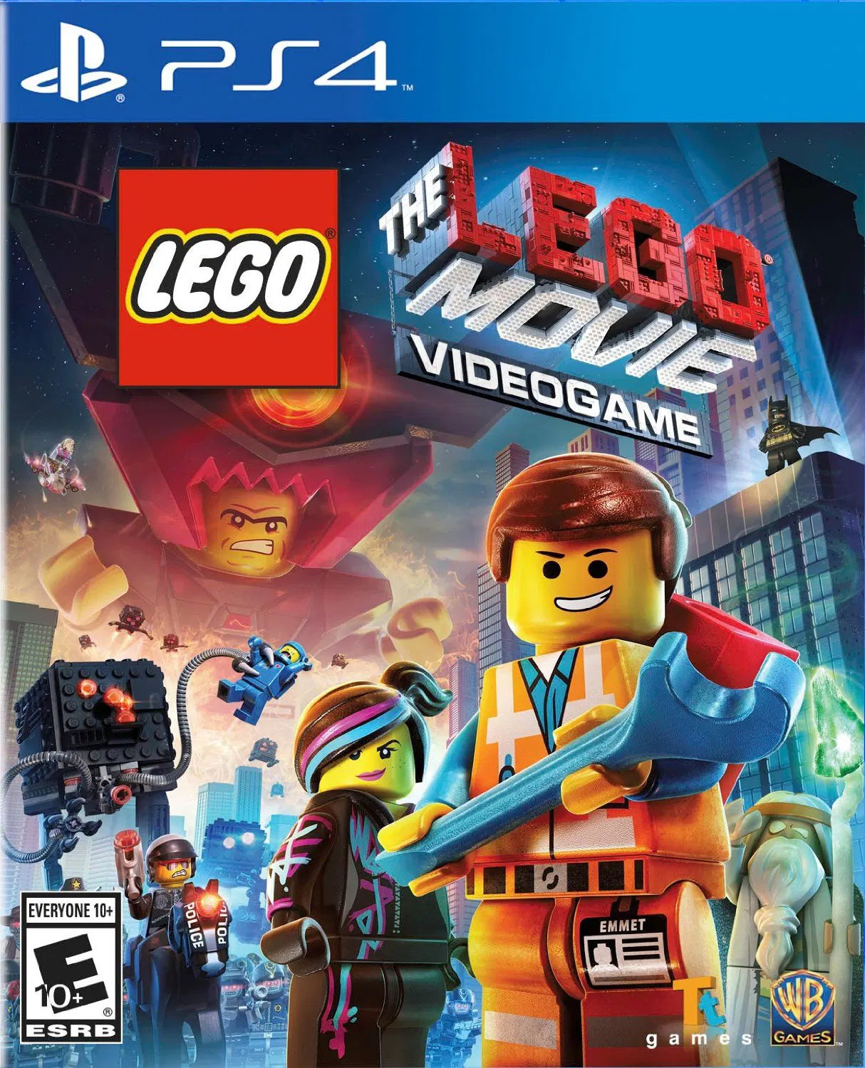LEGO Movie Videogame PlayStation 4 (PS4) action adventure video game cover art