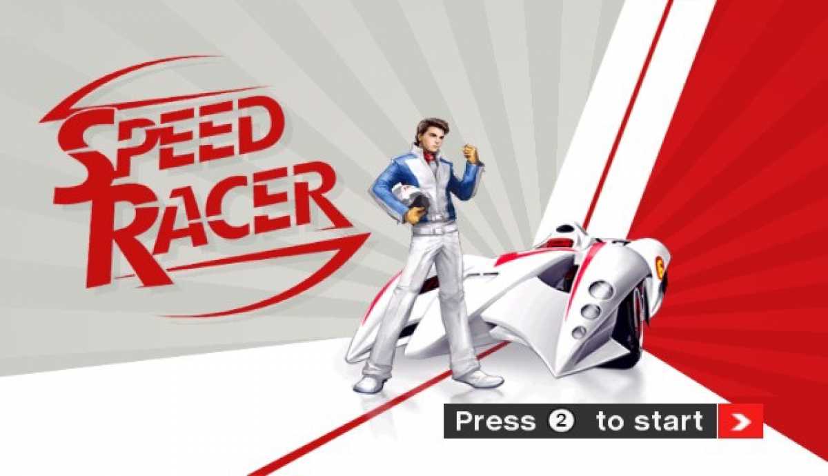 Speed Racer: The Video Game – Nintendo Wii (Wii) futuristic arcade racing action video game title screen