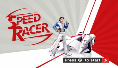Speed Racer: The Video Game – Nintendo Wii (Wii) futuristic arcade racing action video game title screen